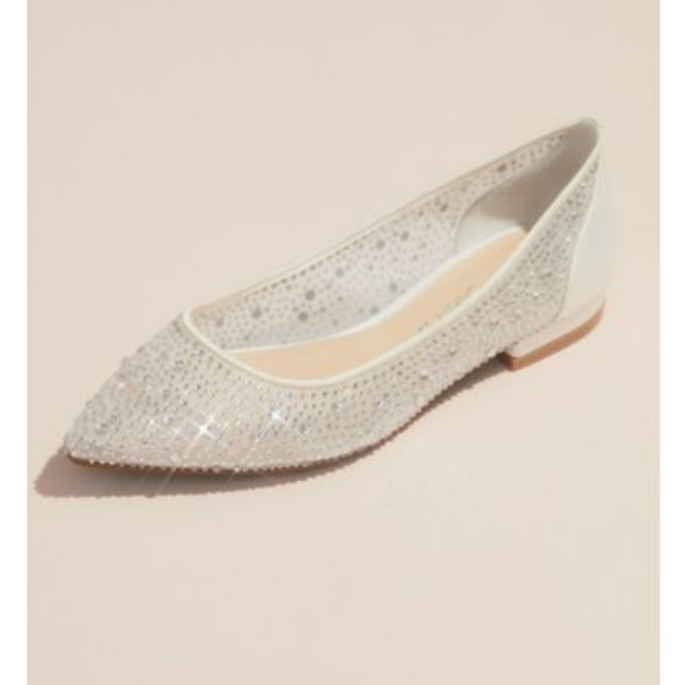 Betsey Johnson Jess Rhinestone flats